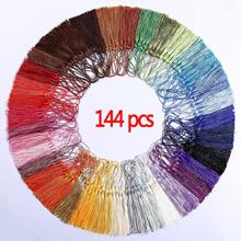 144 chiếc trang trí tua rua màu hỗn hợp - Nhiều màu - Xem 6