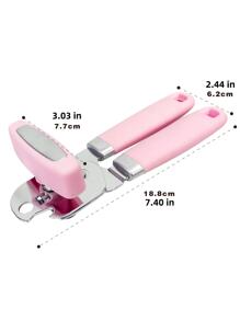 1 dụng cụ mở đồ hộp bằng thép không gỉ - Hồng - Xem 7