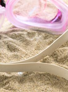 1套裝的泳鏡帶鼻夾和耳朵適用於成年人和兒童 - 紫色 - 查看 2