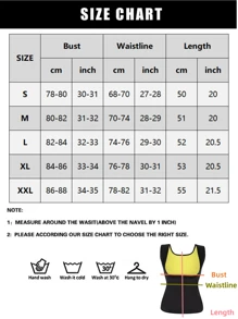 女性新型腰部塑形背心腰封,具有桑拿效果的汗水塑形背心,熱腰封塑身衣 - 黑色 - 查看 6