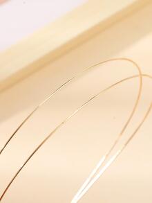 Minimalist Layered Headband - Gold - View 5