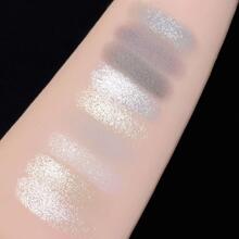 ErshiQi 9色眼影盤,1入組珠光精細珠光不易脫妝防水眼妝託盤眼妝產品 - 彩色 - 查看 5