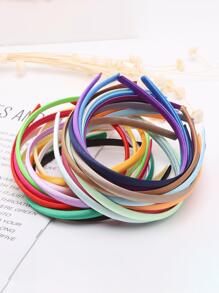 26pcs Solid Color Hairbands For Women, Facial Headbands - Multicolor - View 8
