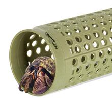 2PCS  Hermit Crab Climbing Toys 11.5” Long Reptile Climbing Tunnel Hermit Crab Supplies Hideout, Reptile Tank Terrarium Decor for Hermit Crab, Tree Frogs, Crested Gecko - xanh quân đội - Xem 8