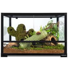 2PCS  Hermit Crab Climbing Toys 11.5” Long Reptile Climbing Tunnel Hermit Crab Supplies Hideout, Reptile Tank Terrarium Decor for Hermit Crab, Tree Frogs, Crested Gecko - xanh quân đội - Xem 5