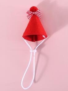 1 Set Of Birthday Hat And Pet Dog Saliva Towel, 2pcs - Red - View 8