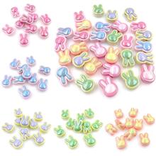 5 piezas/set dulce PMMA con diseño de conejo Cuenta DIY para mujeres para diariamente Fabricación de joyas - Multicolor - Ver 2