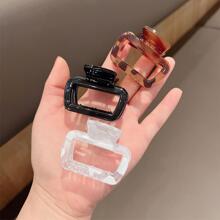 5 件女士矩形设计时尚发夹，适合 Y2k 休闲礼物、发饰、爪夹、发夹、发夹、学校用品、学院秋冬发夹，适合度假装扮女士 - 彩色 - 查看 3