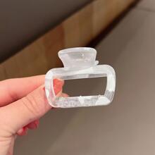 5 件女士矩形设计时尚发夹，适合 Y2k 休闲礼物、发饰、爪夹、发夹、发夹、学校用品、学院秋冬发夹，适合度假装扮女士 - 彩色 - 查看 4