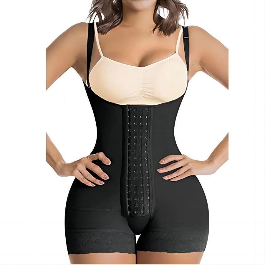 Bodys Shapewear Para Mujer Butt Lifting Corset, Women's Corrective Underwear Para El Posparto Y Molded De Cintura - 黑色 - 查看 1