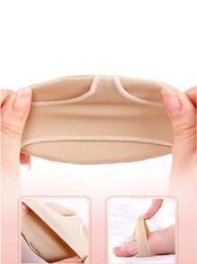 2pcs Forefoot Pads, Beige Pain Relief Fabric Casual Shoe Accessories For Pumps - Beige - View 7