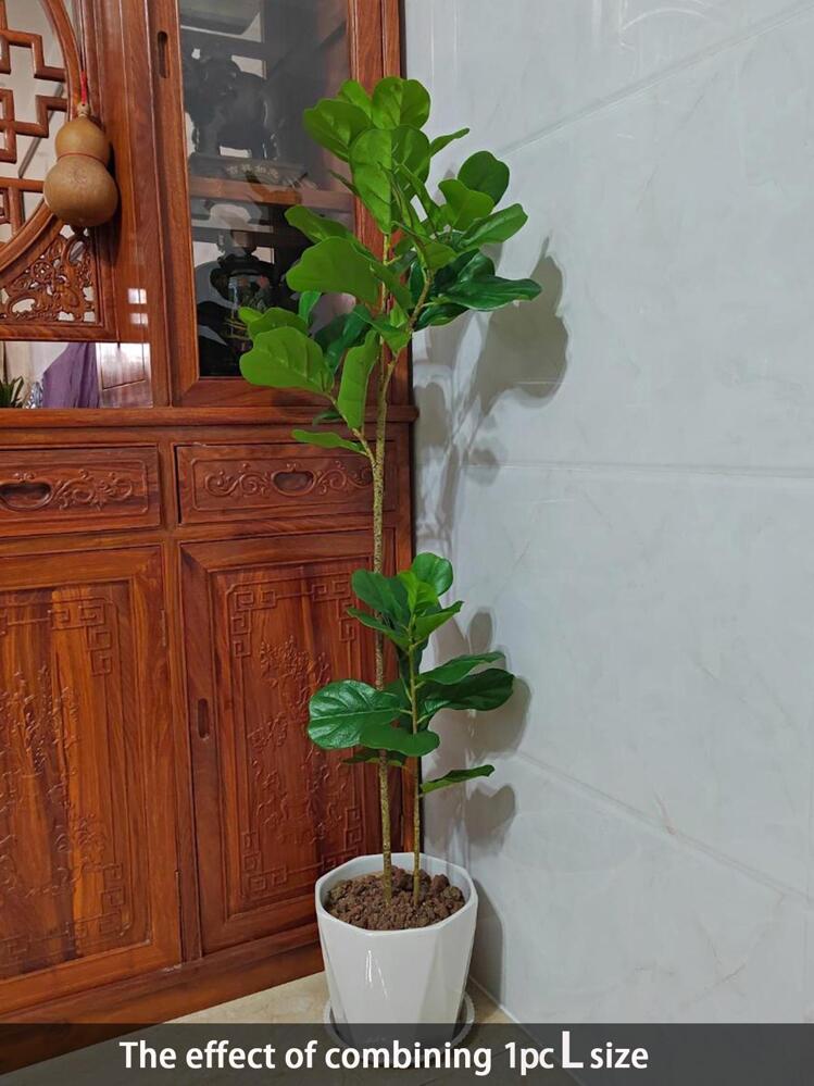 人工観葉植物 フィカス ミクロカルパ 大型枝付き ガーデン インテリア オーナメント ポットなし - グリーン - 見る 2