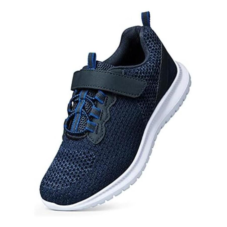 PENNYSUE Boys And Girls Sneakers Lightweight Athletic Walking/Running Tennis Shoes For Kids - trắng - Xem 1