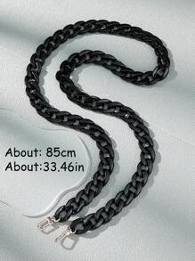 女士防丟手機殼領帶帶鏈子 - 黑色 - 查看 3