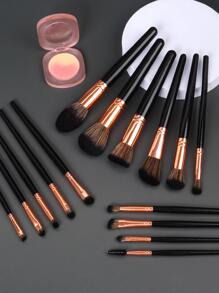 Makeup Brushes Set,15Pcs Makeup Brush Set Powder Brush Eye Shadow Brush Beginners Brush Male And Female Universal Makeup Brush,Brush Set,Makeup Brush Kit,Make Up Brush Set,Make Up Set Complete,Makeup Brush Set,Complete Makeup Kit,Brush Kit,Brushes Makeup Set,Makeup Gift Set - Black - View 7