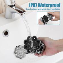 9D Electric Shaver Set For Bald Men 5-in-1 Cordless Electric Rotary Razor Hair Trimmer IPX7 Waterproof Magnetic Head Shaver Blade Easy Clean - Silver - View 6