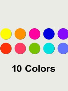 1400 PCS 20 Sheet Color Coding Labels Circle Dot Stickers, Round Color Coding Labels Sticky Dots Labels Stickers 10 Color Style Colored Dot Stickers For Student Classroom Papers Circular Sealing Label Sticker - Multicolor - View 4