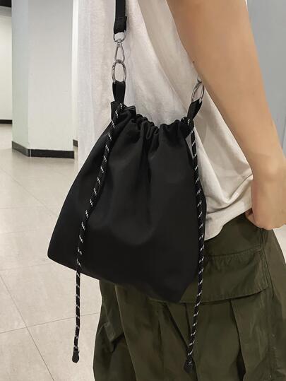 Mini Nylon Fabric Student Crossbody Bag