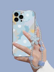 Floral Phone Case With Lanyard - Multicolor - View 3