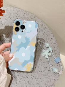 Floral Phone Case With Lanyard - Multicolor - View 2