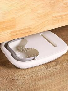 1pc Two Tone Foldable Foot Bath Bucket Home Bathroom Decor Fall Decor Back To School - Multicolor - View 3