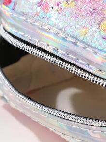 Sequin Decor Portable Cartoon Unicorn Coin Purse - Nhiều màu - Xem 4