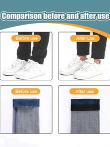 2pcs Self-adhesive Pants Hemming Tape For Shortening Pants - Black - View 2