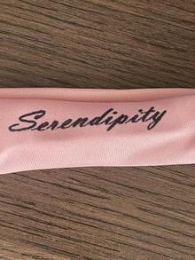 2023新款簡約時尚雙肩帶可反轉印花一件式泳衣 - 粉色 - 查看 3