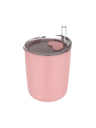 1入組嬰兒矽膠素色餵養杯子適用於日常生活