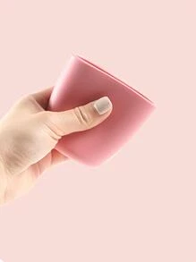 1入組嬰兒矽膠素色餵養杯子適用於日常生活