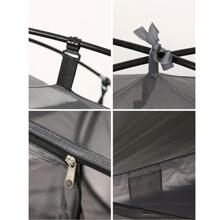 1pc Foldable Color Block Polyester Camping Tent - Army Green - View 6