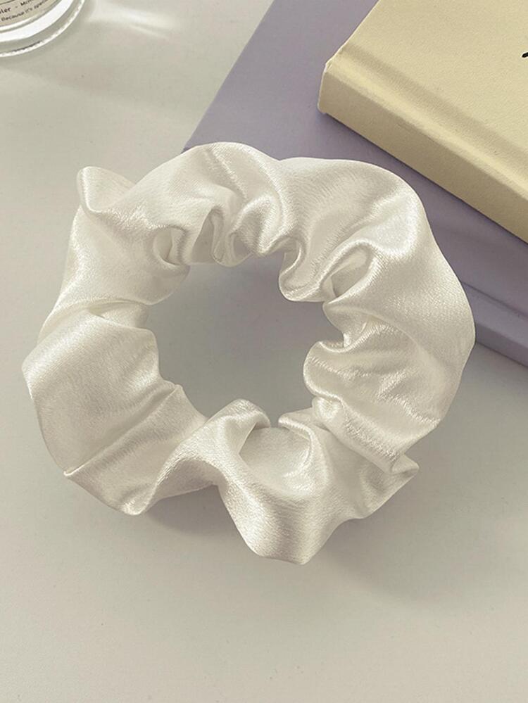 2入組/套多種顏色簡約風法語復古彈性大腸髮繩帶水晶裝飾用品適用於馬尾不附帶頭髮 - 彩色 - 查看 5