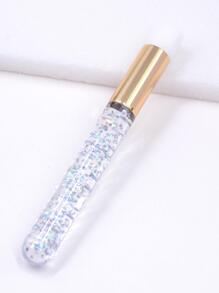 1入組睫毛洗髮水清潔刷專業眼睛鞭打泡沫清潔塗抹器刷化妝工具 - 銀色 - 查看 2