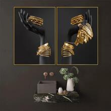 1 Bộ Tranh Trang Trí Không Khung Hình Nhân Vật - Nhiều màu - Xem 3