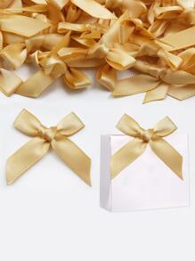 50 件手工蝴蝶结丝带，适用于内衣、花卉装饰、礼品盒、情人节配饰