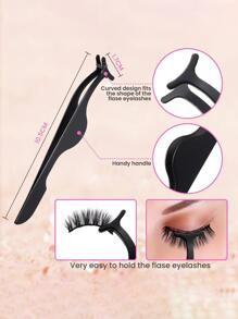 14合1睫毛夹套装，包含1个睫毛夹（含10个替换垫）、1个眉刀、1个假睫毛辅助器、1个睫毛夹和1个睫毛梳，持久打造自然美睫。眼部工具，化妆，价格实惠，可用于房间装饰、梳妆台、旅行、卧室等场合。化妆配件，睫毛夹，价格实惠，圣诞礼物，化妆，化妆工具，便宜好物，礼物，女士礼物，圣诞礼物，赠品，旅行，便宜好物，旅行必备品。 - 彩色 - 查看 5