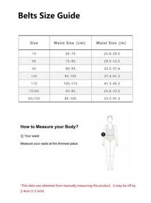 1pc Women Twist Round Metal Buckle Belt For Daily Life Casual Summer, School Fall, Autumn, Halloween - Black - View 4