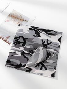 1入無性別54.5*54.5cm豹紋印花頭巾，戶外騎行頭巾口罩，休閒圍巾 - 彩色 - 查看 2