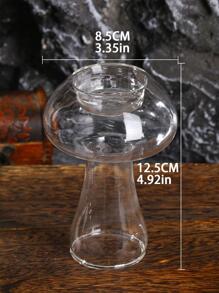 1 PC Sáng Tạo Đáng Yêu Hình Nấm Thủy Tinh Trong Suốt Đèn Trang Trí Nhà Trang Trí Chân Nến, tiệc Lễ Hội Bầu Không Khí Thiết Lập Chống Đỡ - Trong sáng - Xem 4