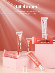 珠光唇油,珠光精細金屬亮絲唇油唇釉保濕液體口紅 - 無色 - 查看 3