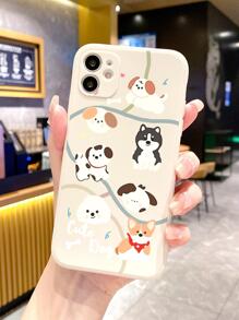 Ốp điện thoại hình chú chó hoạt hình, phiên bản quốc tế, không phải phiên bản nội địa. - Nhiều màu - Xem 1