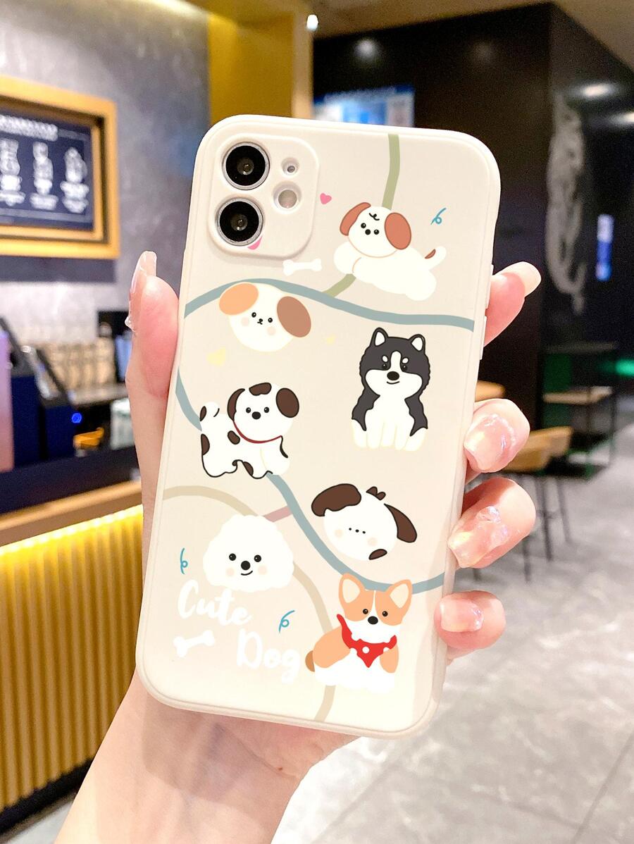 Ốp điện thoại hình chú chó hoạt hình, phiên bản quốc tế, không phải phiên bản nội địa. - Nhiều màu - Xem 1