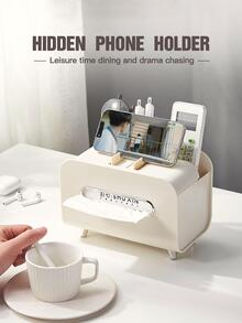 1入組多功能紙巾盒 - 白色 - 查看 6