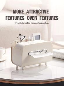1入組多功能紙巾盒 - 白色 - 查看 5