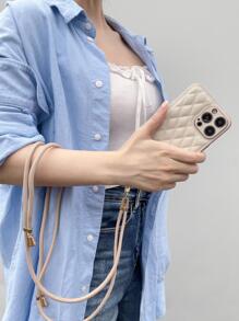 Adjustable Long Phone Lanyard Gifts For Mother, Family, Friends, Birthday, Holiday Phone Charm, Phone Chain - Camel - View 3