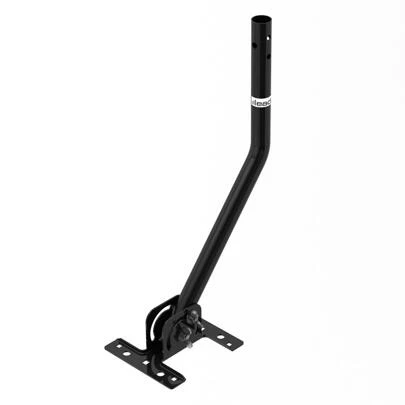 Universal 180°Adjustable TV Antenna J-Pole Aerial Bracket Black