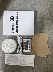 1 pieza de plástico Lámpara de escritorio , creativo 3d con diseño de paraguas lámpara para regalo - Multicolor - Ver 6