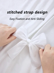 Disposable Bed Sheets Travel Sheets for Hotel, Disposable Sheets for Bed Travel Bedding Cover Portable Sheet with 1 Quilt Cover, 1 Sheet and 2 Pillowcase for Travel Business Trip Spa Hotel - Dusty Blue - View 10