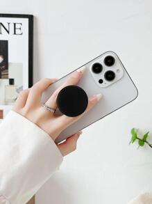 1pc Folding Stand-Out Phone Grip Holder - Black - View 3