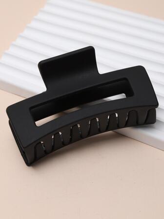 1 pieza de gran tamaño mate Garra/pinza para cabello, estilo coreano horquilla para cabello casual para mujeres